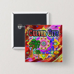 Culver City Tropische Vrienden Button