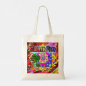 Culver City Tropische Vrienden Canvas tas (Achterkant)
