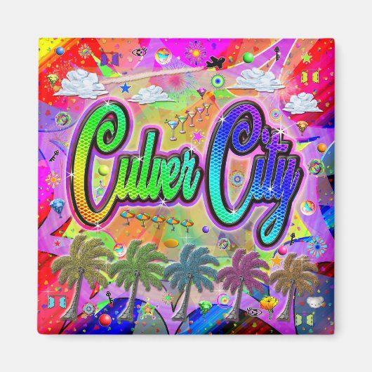 Culver City Vista Express-magneet Magneet (Voorkant)