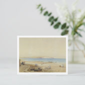 Culver Cliff, eiland of Wight (m/c, pen & inkt, li Briefkaart (Staand voorkant)