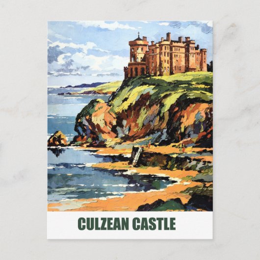 Culzean Castle, de Ayshire Coast of Scotland Briefkaart (Voorkant)