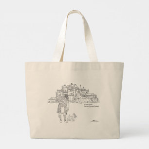 Culzean Castle Highlander en Scottie Dog Tote Bag