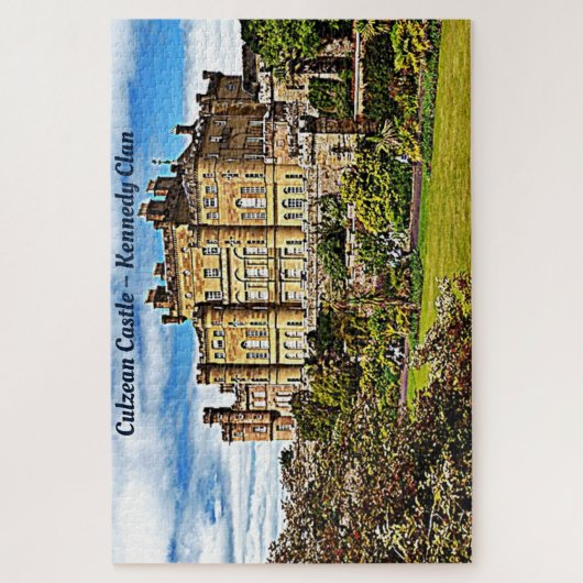 Culzean Castle - Kennedy Clan Legpuzzel (Verticaal)