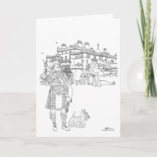 Culzean Castle Scotland Kaart (Voorkant)