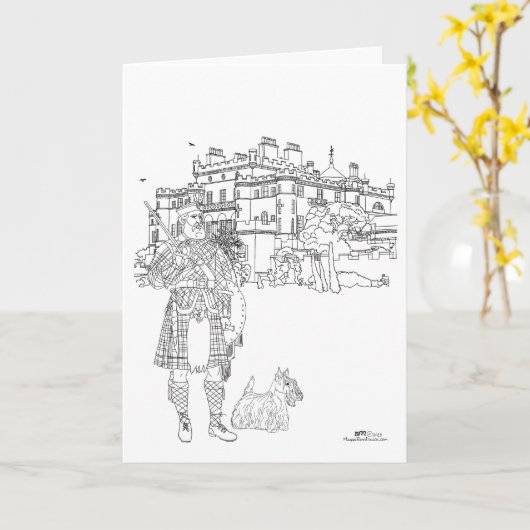 Culzean Castle Scotland Kaart (Gele Bloem)