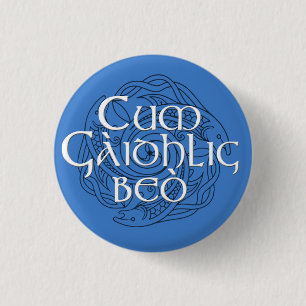Cum Gàidhlig Beò! Ronde Button 3,2 Cm