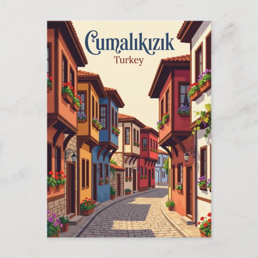 Cumalıkızık Turkije Briefkaart (Voorkant)