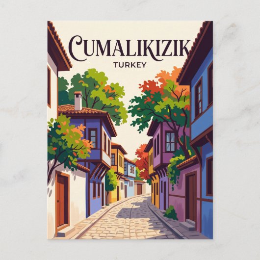 Cumalıkızık Turkije Briefkaart (Voorkant)