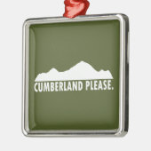 Cumberland alsjeblieft metalen ornament (Links)