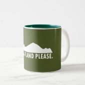 Cumberland alsjeblieft tweekleurige koffiemok (Voorkant rechts)