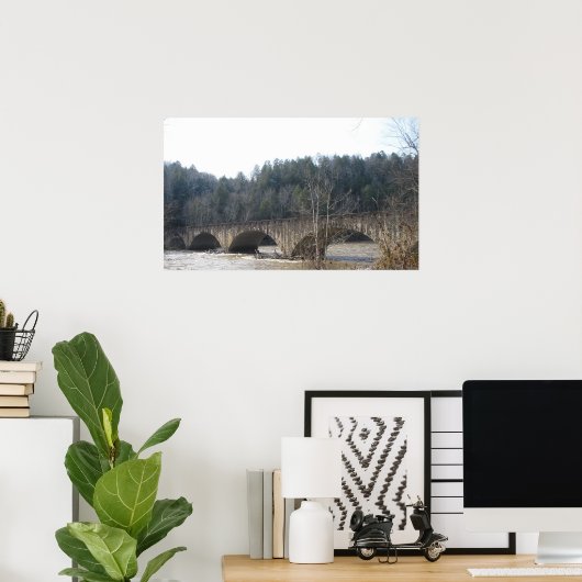 Cumberland Bridge Poster (Thuiskantoor)