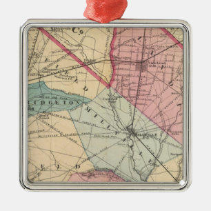 Cumberland County, NJ Metalen Ornament