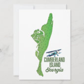 Cumberland eiland Georgia Kaart (Achterkant)
