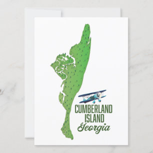 Cumberland eiland Georgia Kaart