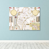 Cumberland en de oude stad Carlile Canvas Afdruk (Insitu (Houten vloer))