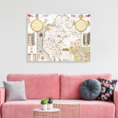 Cumberland en de oude stad Carlile Canvas Afdruk (Insitu (Woonkamer))