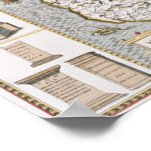 Cumberland en de oude stad Carlile Poster (Hoek)