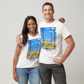 Cumberland, Engeland,  reisposter. T-shirt (Unisex)