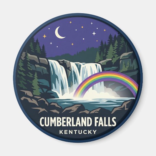 Cumberland Falls Kentucky Magneet (Voorkant)