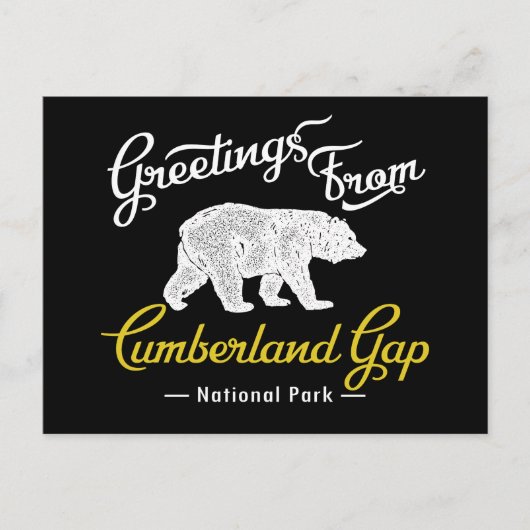 Cumberland Gap National Park Beer Briefkaart (Voorkant)