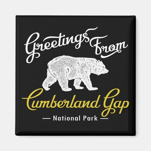 Cumberland Gap National Park Beer Magneet (Voorkant)