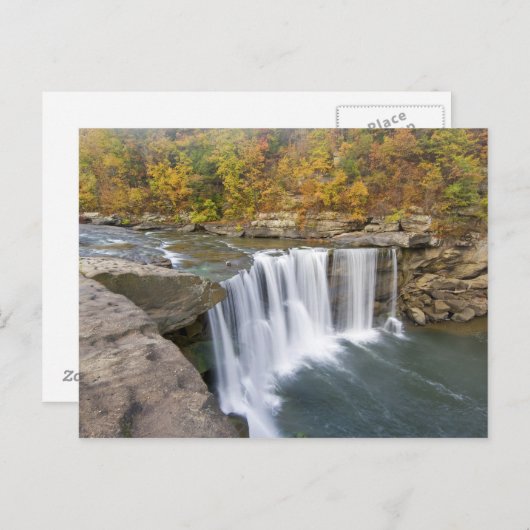 Cumberland Herfst State Park bij Corbin Kentucky Briefkaart (Voorkant / Achterkant)