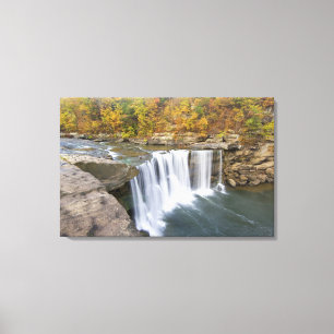 Cumberland Herfst State Park bij Corbin Kentucky Canvas Afdruk