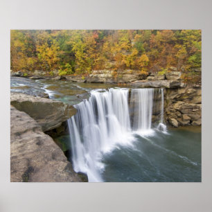 Cumberland Herfst State Park bij Corbin Kentucky Poster