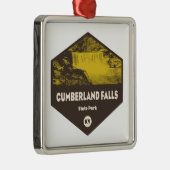 Cumberland Herfst State Park Kentucky Metalen Ornament (Rechts)