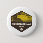 Cumberland Herfst State Park Kentucky Ronde Button 5,7 Cm (Voorkant)