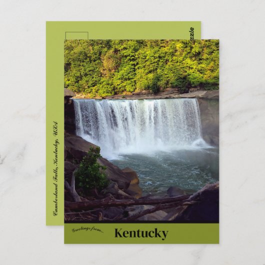 Cumberland Herfsten Kentucky, Verenigde Staten Briefkaart (Voorkant / Achterkant)