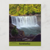 Cumberland Herfsten Kentucky, Verenigde Staten Briefkaart (Voorkant)