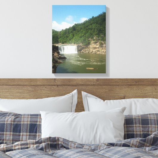 Cumberland Herfsten, KY Canvas Afdruk (Insitu (Slaapkamer))