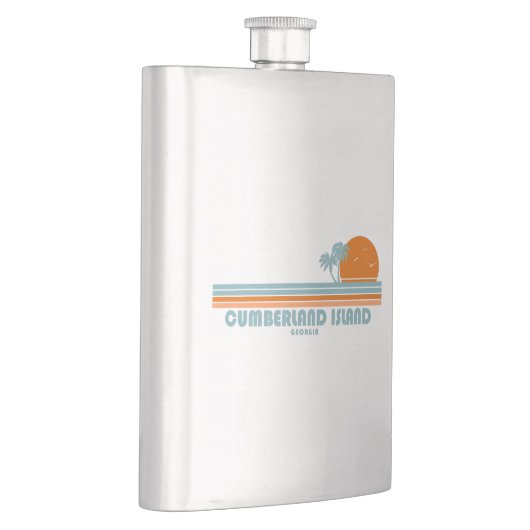 Cumberland Island Georgia Sun Palm Trees Flacon (Rechts)
