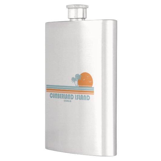 Cumberland Island Georgia Sun Palm Trees Flacon (Links)