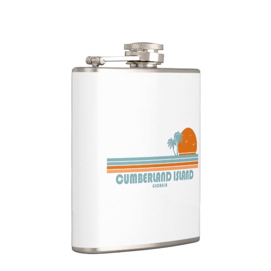 Cumberland Island Georgia Sun Palm Trees Heupfles (Rechts)