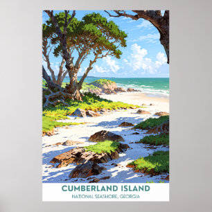 Cumberland Island, National Seashore, Georgia Poster