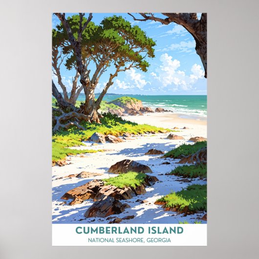 Cumberland Island, National Seashore, Georgia Poster (Voorkant)
