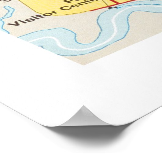 Cumberland Island National Seashore Map (1991) Poster (Hoek)