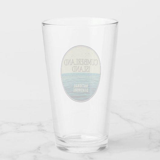 Cumberland Island National Seashore Ocean Birds Glas (Achterkant)