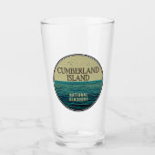 Cumberland Island National Seashore Ocean Birds Glas (Voorkant)