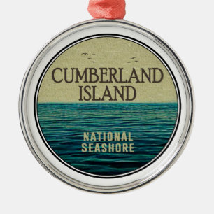 Cumberland Island National Seashore Ocean Birds Metalen Ornament