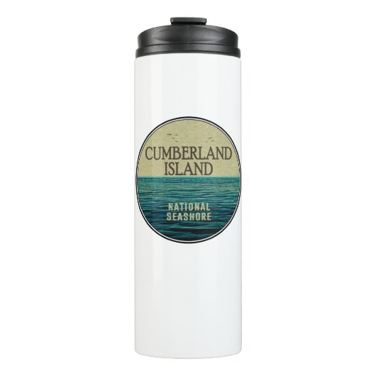 Cumberland Island National Seashore Ocean Birds Thermosbeker (Voorkant)