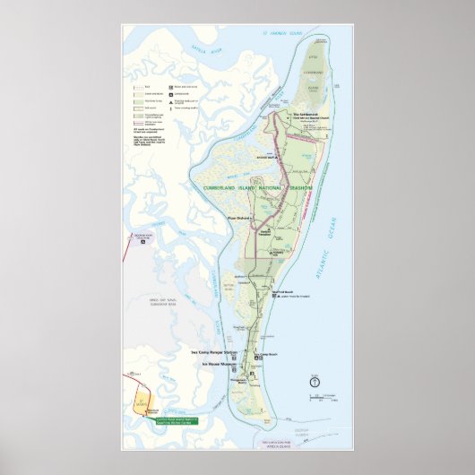 Cumberland Island National Seashore Poster (Voorkant)