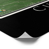 Cumberland Island National Seashore Satellite Map Poster (Hoek)