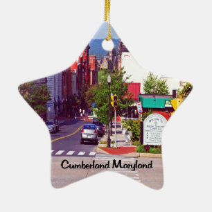 Cumberland Maryland Keramisch Ornament