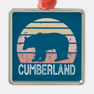 Cumberland Maryland Retro Beer Metalen Ornament