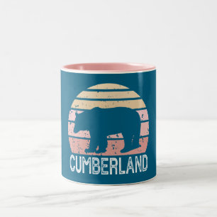 Cumberland Maryland Retro Beer Tweekleurige Koffiemok