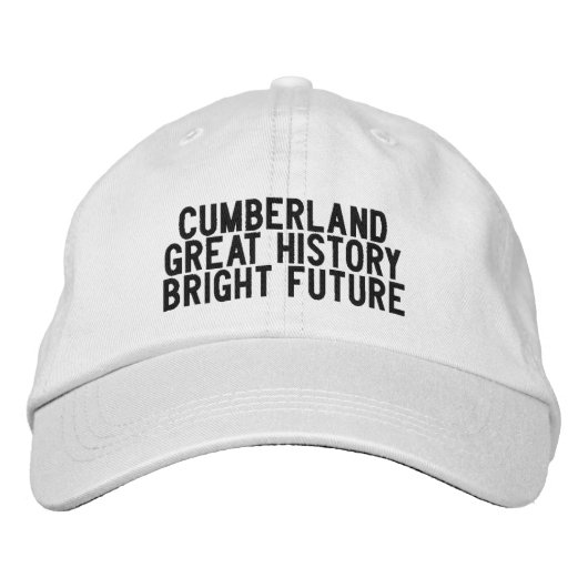 CUMBERLAND Rhode Island Hoed Geborduurde Pet (Voorkant)