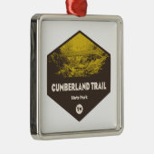 Cumberland Trail State Park Metalen Ornament (Rechts)